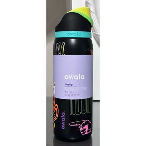 OWALA SPECIAL EDITION FreeSip 32oz Water Bottle, ALL SYSTEMS GLOW
